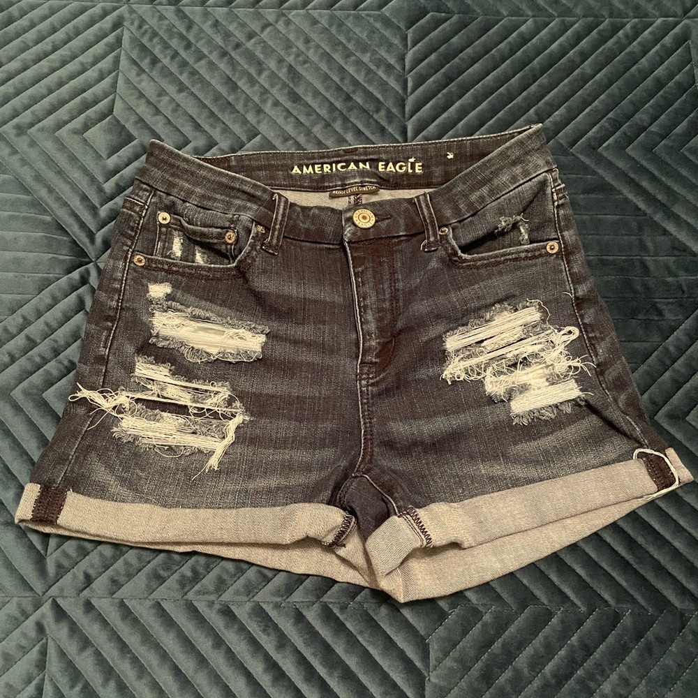 American Eagle jean shorts.